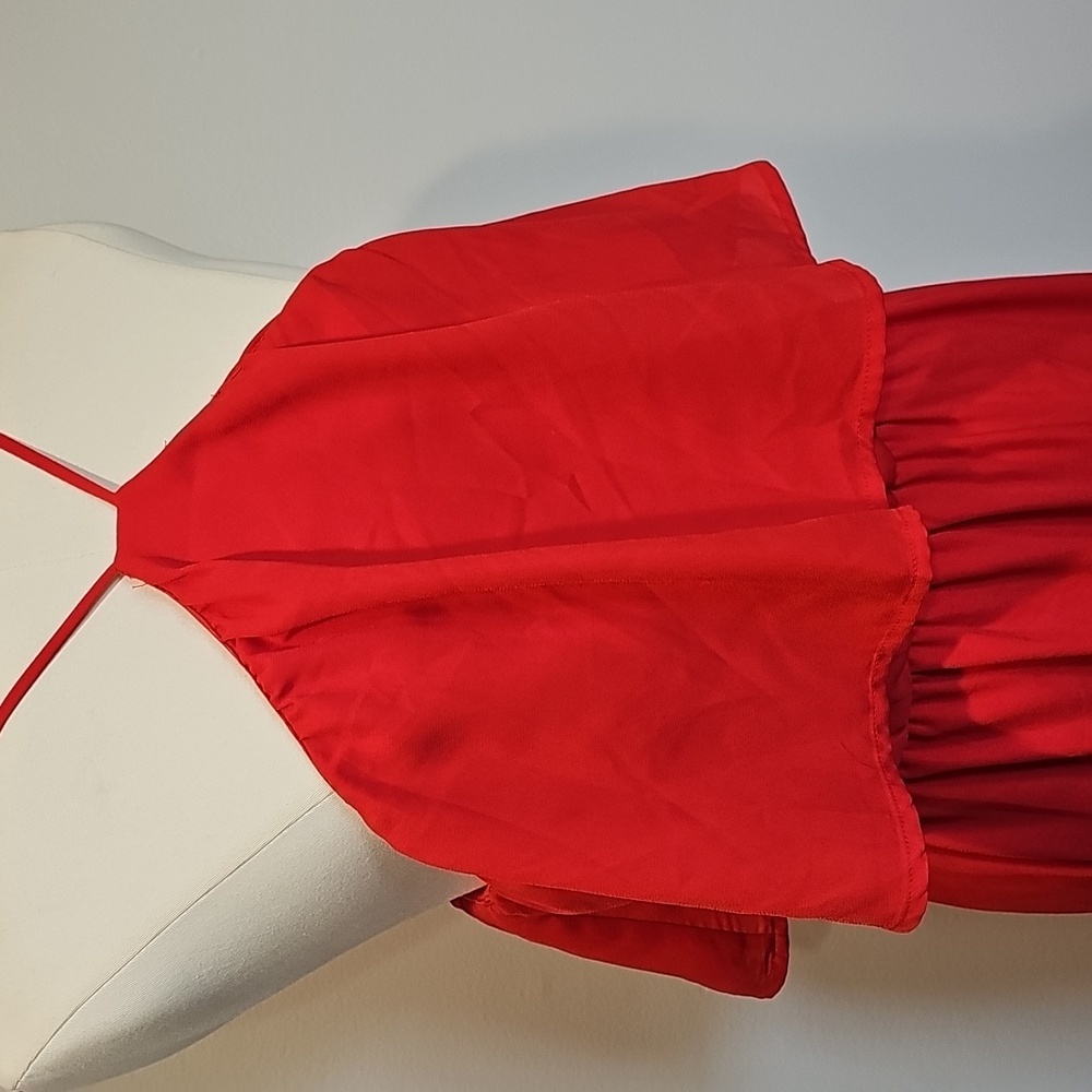 Gianni Bini red maxi dress. Size M - Picture 3 of 5